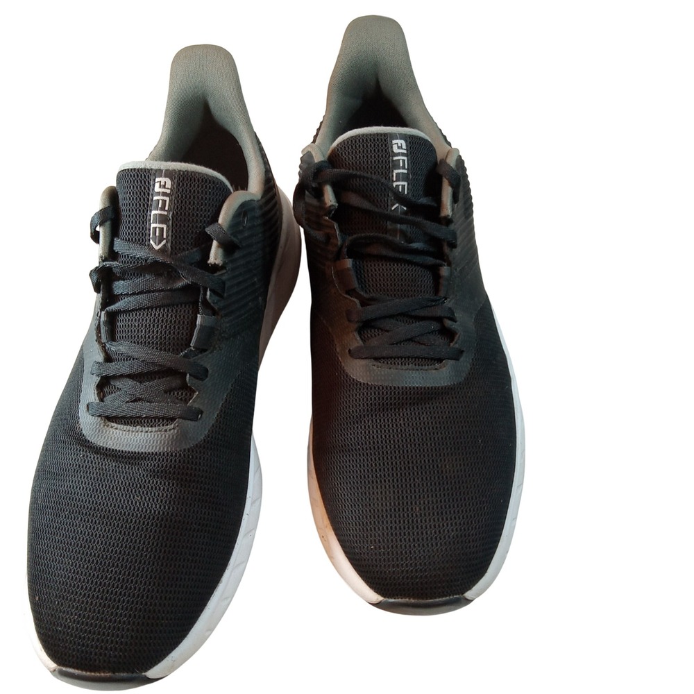 FootJoy Fuel Mens Golf Shoes Black‎ White Spikeless Athletic 56287 Size 11.5 M
